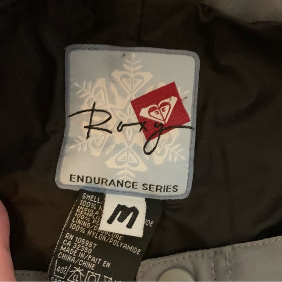 Roxy Snowboard / Ski Gray Pants Medium M - Picture 2 of 12